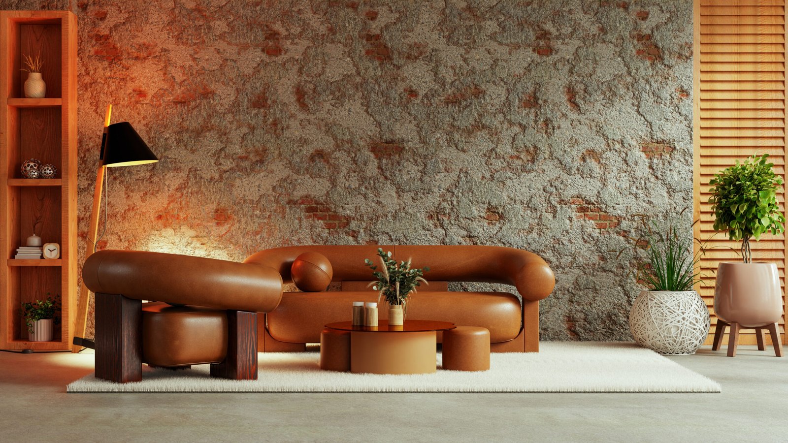 living room has an orange leather sofa that adds a 2026 03 09 01 53 19 utc scaled